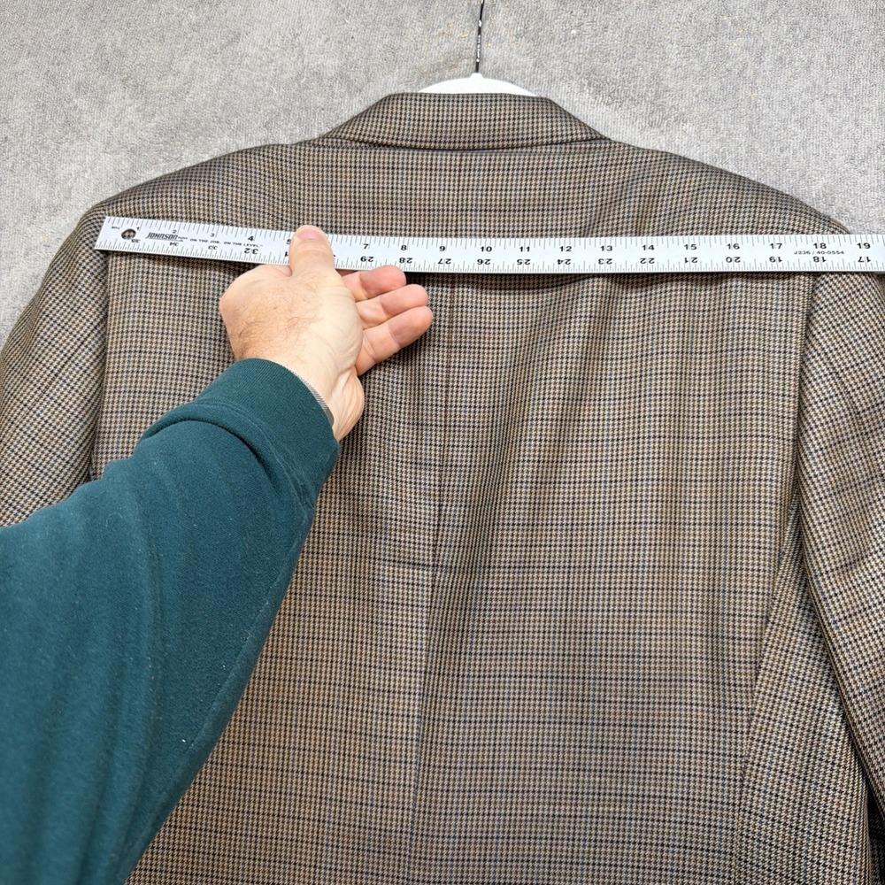 Canali Blazer 40R Silk Wool Brown Sport Coat Made in Italy - Picture 9 of 11